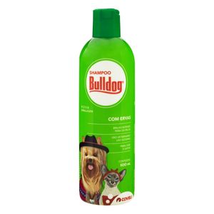 Shampoo Bulldog p/ Cães e Gatos c/ Ervas Frasco 500ml