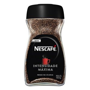 Café Solúvel Granulado Nescafé Intensidade Máxima Vidro 160g