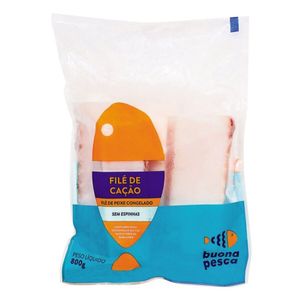 Peixe Cação Buona Pesca s/ Pele em Postas Congelado 500g