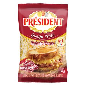 Queijo Prato Ralado Président Fresco 100g