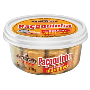 Paçoquinha DaColônia c/ Açúcar Mascavo Pote 210g