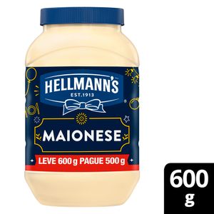 Maionese Hellmanns Pote Leve 600g Pague 500g
