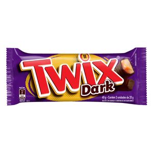 Bombom Twix Dark 40g c/ 2 Unid