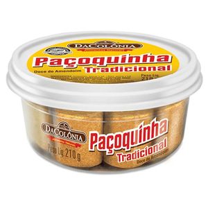 Paçoquinha DaColônia Tradicional Pote 210g