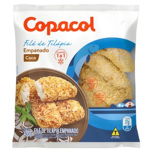 Filé de Peixe Tilápia Copacol Empanado c/ Coco Iqf Congelado 400g