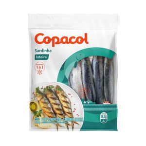 Sardinha Copacol Inteira Iqf Congelada 800g