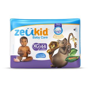 Fralda Descartável Zeukid Baby Care XG c/ 44 Unidades