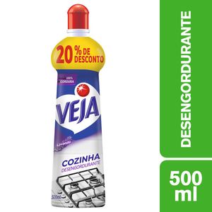 Limpador Desengordurante Veja Cozinha Lavanda Squeeze 500ml Grátis 20%cde Desconto