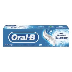 Creme Dental Oral-B Extra Branco+ Caixa 70g