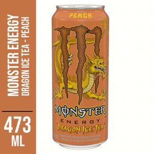 Energético Monster Dragon Ice Tea Pessêgo Latão 473ml