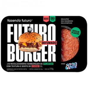 Hambúrguer Vegetal Fazenda Futuro Defumado Congelado 230g