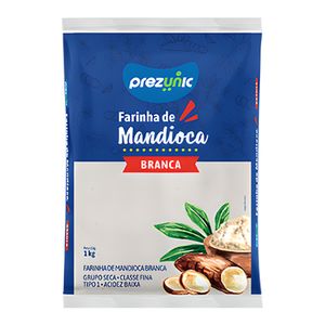 Farinha de Mandioca Prezunic Branca 1Kg