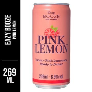 Bebida Mista Alcoólica Gaseificada Vodca + Pink Lemonade Easy BoozeaLata 269ml