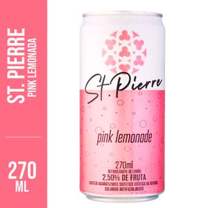 Refrigerante St. Pierre Pink Limonade Lata 270ml