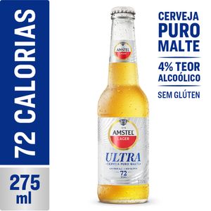 Cerveja Amstel Ultra Long Neck 275ml