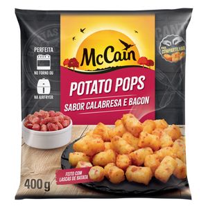 Batata Pré-Frita McCain Potato Pops Calabresa e Bacon Congelada 400g