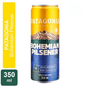 Cerveja Patagônia Bohemian Pilsener Puro Malte Lata 350ml