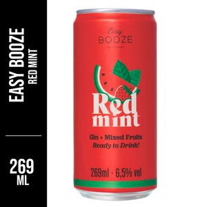 Gin Drink Easy Booze Red Mint Lata 269ml