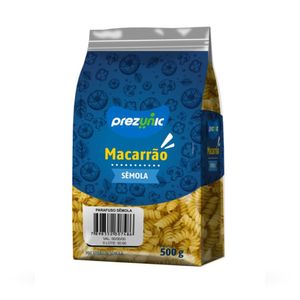 Massa de Sêmola Parafuso Prezunic 500g