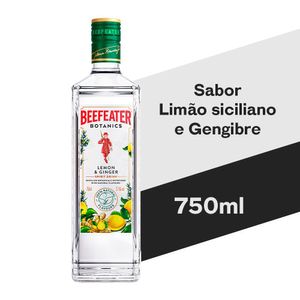 Bebida Mista Alcoólica Beefeater Botanics Lemon & Ginger 750ml