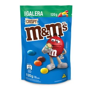 Confeito M&Ms Chocolate ao Leite Crispy 120g