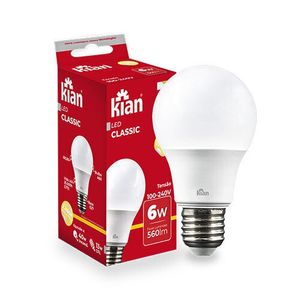 Lâmpada Led Kian 6W 3000K Bivolt