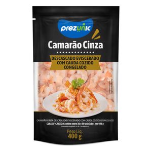 Camarão Prezunic Descascado Eviscerado 36/50 Congelado 400g