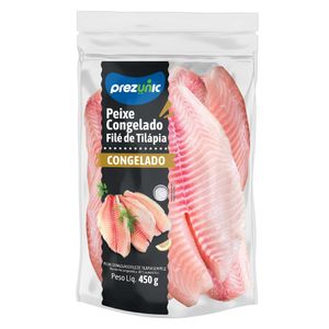 Filé de Peixe Tilápia Prezunic Congelado 450g