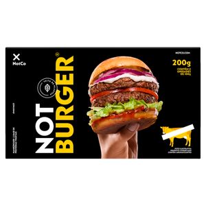 Hambúrguer Not Burger Proteína Vegetal Carne 100g c/ 2 Unid