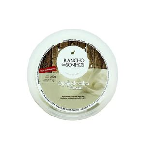 Queijo de Cabra Frescal Rancho dos Sonhos Pote 250g