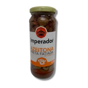 Azeitona Preta Imperador Fatiada Vidro 160g