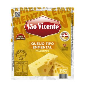 Queijo Emmental São Vicente Fracionado 110g