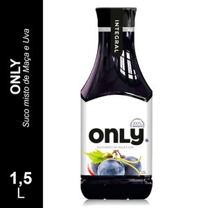 Suco Only Integral Uva Tinto e Maçã 1,5l