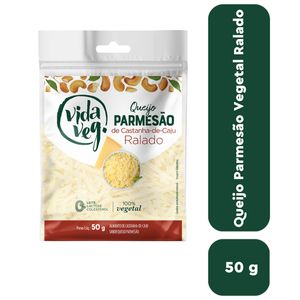 Queijo Parmesão Ralado Vida Veg Vegano Castanha de Caju 50g