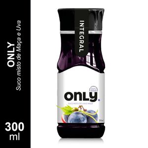 Suco Only Integral Uva Tinto e Maçã 300ml