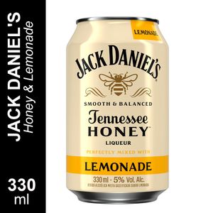 Bebida Mista Alcoólica Jack Daniels Honey Lemonade Lata 330ml