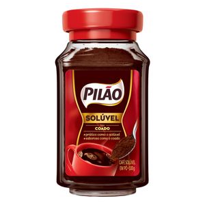 Café Pilão Solúvel Coado Vidro 100g