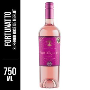 Vinho Chileno Fortunatto Merlot Superior Seco Rosé 750ml