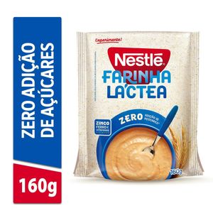 Farinha Láctea Nestlé Zero Adição de Açúcar Sachê 160g