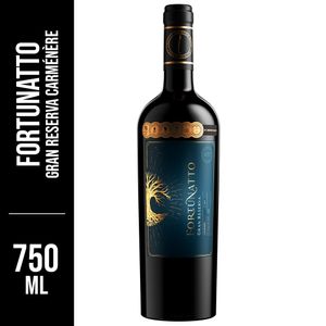 Vinho Chileno Fortunatto Gran Reserva Carménère Seco Tinto 750ml