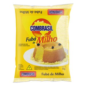 Fubá de Milho Combrasil Pacote 1Kg