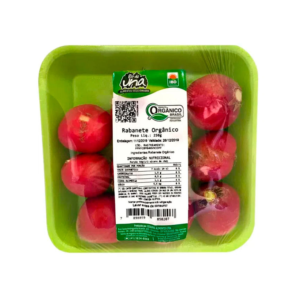 Rabanete Orgânico Rio de Una 250g