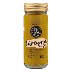 Cúrcuma BR Spices Essencial c/ Tampa Dosadora Vidro 60g