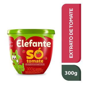 Extrato de Tomate Elefante Só Tomate Pote 300g