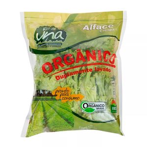 Salada de Alface Lisa Rio de Una Orgânica Higienizada 150g
