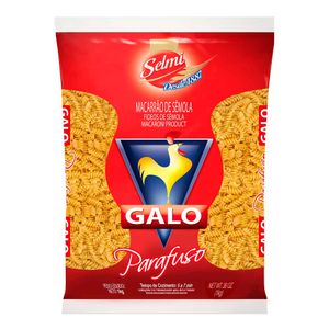 Macarrão de Sêmola Galo Parafuso 1Kg