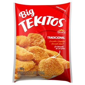 Empanado de Frango Seara Big Tekitos Tradicional Congelado 900g