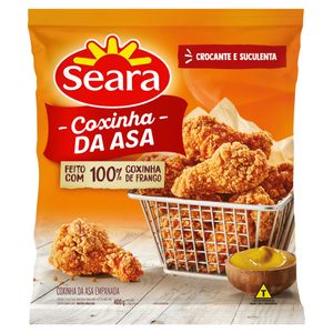 Coxinha da Asa de Frango Seara Empanada Tradicional Congelada 400g