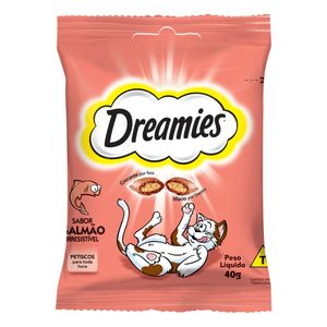 Petisco p/ Gatos Dreamies Salmão Pacote 40g