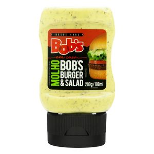 Molho Cremoso Burger & Salad BobS em Casa Squeeze 200g